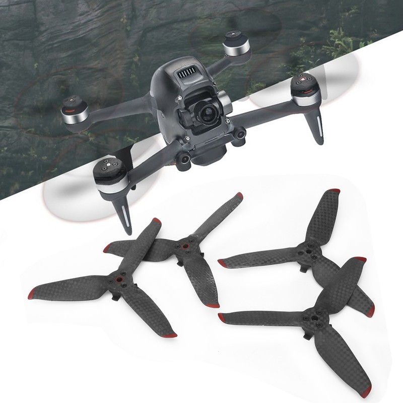 Carbon Fiber Propeller Blades for DJI FPV Combo Ride Through