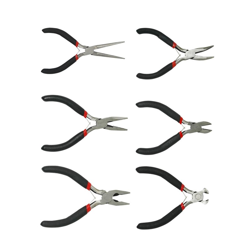 Dapetz ® 6Pcs Mini Pliers Set Multi Pliers Non Slip