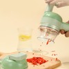 5 in 1 portable handheld electric vegetable cutting machine,Electric Vegetable