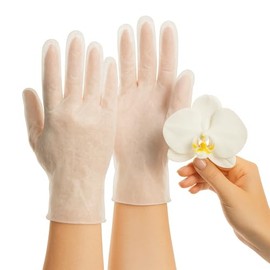 SEVEN MINE Par Guantes Hidratantes de Silicona | Manos Suaves en 15 Minutos | Spa en Casa Reutilizables, Lavables | Mujeres y Hombres | Hidratación No
