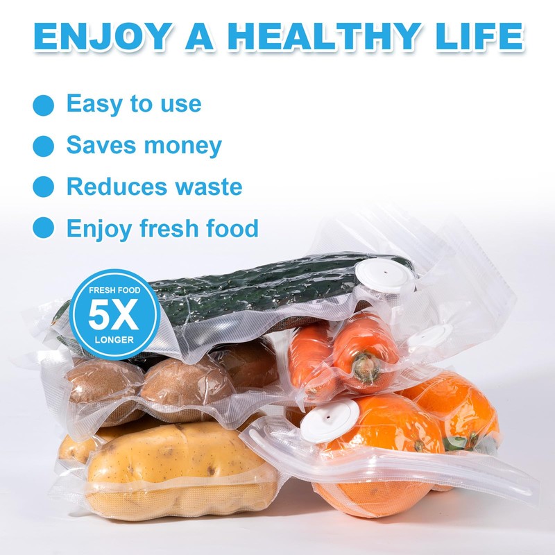 Vacuum Sealer Bags -20pcs, Suitable for handheld Vacuum Sealer