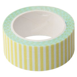 Yunineem AJUN-115 Craft Cloth Tape, Stripe Y, 0.6 inch (15 mm)