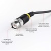 Micsoa Oscilloscope Probes - BNC to Alligator Clips, Mini Test