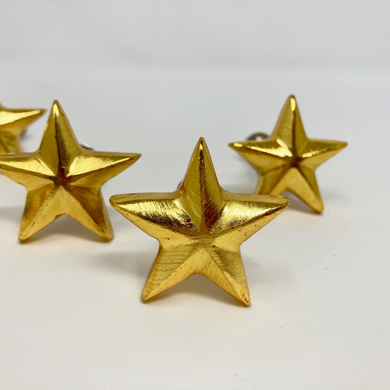 Star Metal Knob, Knob Home Decor Drawer Pull (Gold)