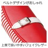 Meigan 22167 Belt, Stylish, Leather, Faux Leather, Glasses Case, Brown,