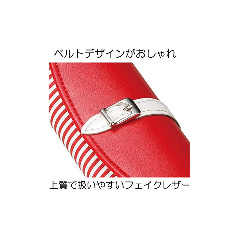 Meigan 22167 Belt, Stylish, Leather, Faux Leather, Glasses Case, Brown,