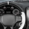 MEWANT DIY Stitched White Leather Steering Wheel Cover Wrap for