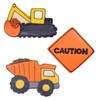 R&M Construction Cookie Cutter 3 Piece Set. Includes Dump Druck,