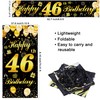46th Happy Birthday Door Banner IMISI Birthday Decorations Birthday Backdrop