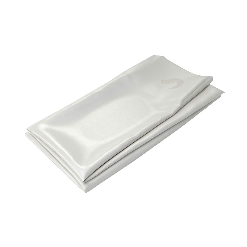 Sleepgram Pillowcase-White-Queen/Standard Size Silk Pilllowcase