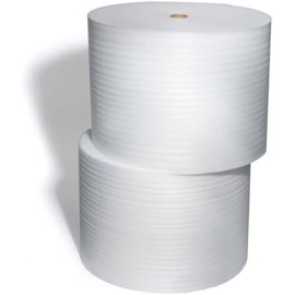 1/8" Thick PE Foam Wrap Roll 12" Wide x 350' Long Per Package ValueMailers Perforated Non-Abrasive Moisture Repellent