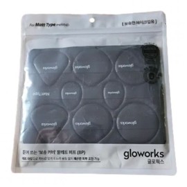 Gloworks Tearable Palette Puff, 8 packs, choose 1 of 2 types, moisturizing mat / 글로웍스 뜯어쓰는 팔레트 퍼프 8입 2종 중 택1 촉촉매트