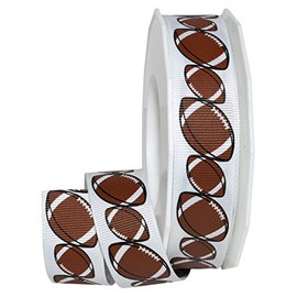 Morex Ribbon 4202 Football Ribbon, Brown, 7/8" x 20 yd