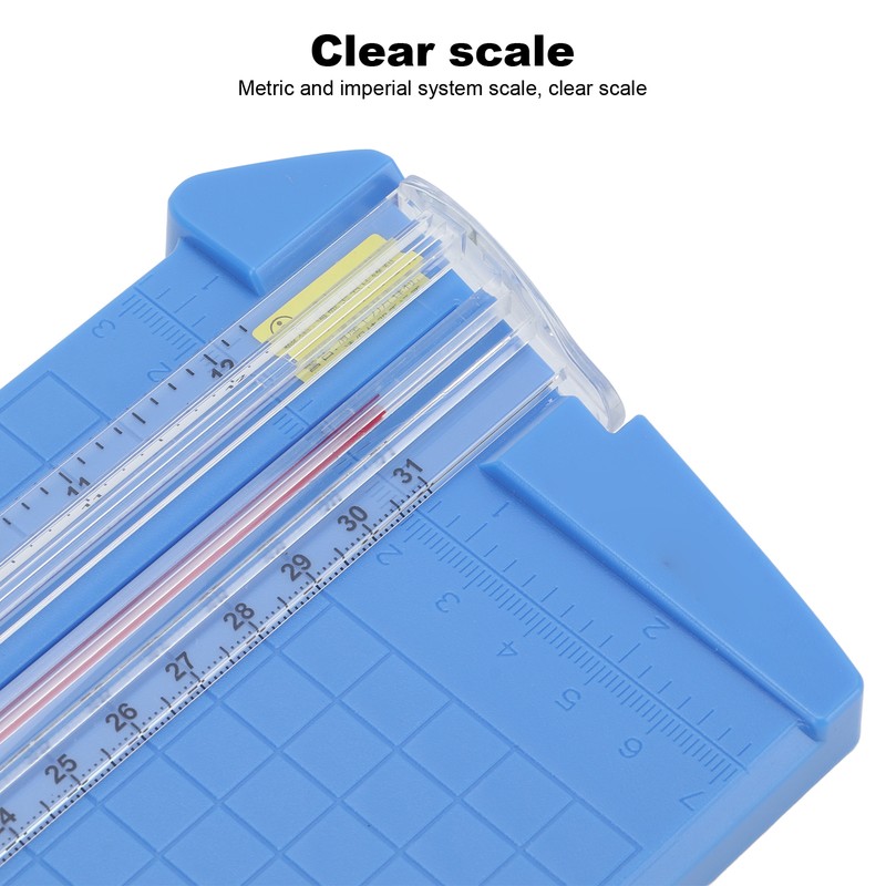 Small Paper Cutter Accurate Scale Metric Imperial System Lightweight Durable