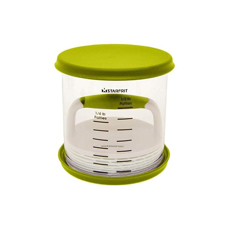 Hamburger Patty Maker, with 8 Discs and Assorted Colours