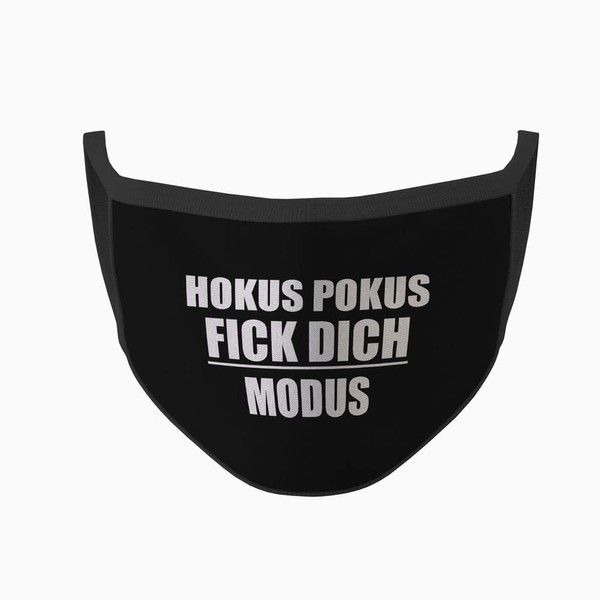 Copytec Mouth Mask FICK Dich Mode Hokus Pokus Cover Fabric