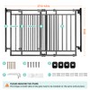 COMOMY COMOMY 27.5-43" Baby Gate No Bottom Bar for Stairs