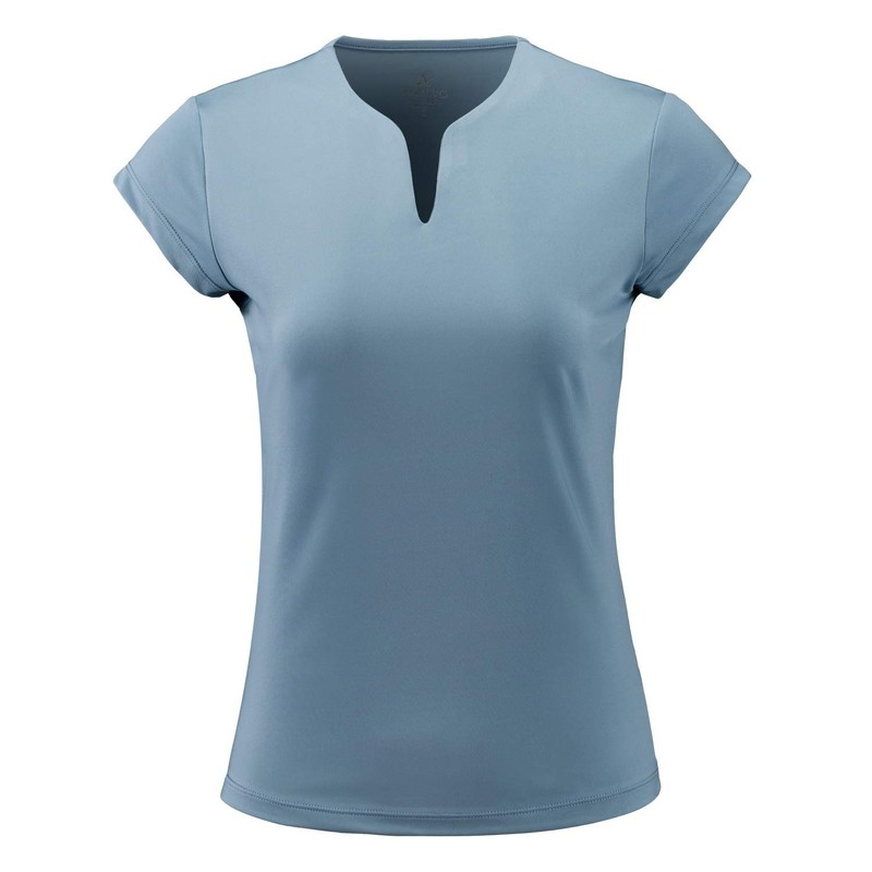 ANIVIVO Women Golf Shirts V-Neck Solid Tennis Shirts for Women,