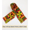 African Kente Pattern Hats Scarf Kufi Hat Ankara Print Cap