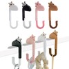 Pack of 4 Bag Holders for Table, Foldable Bag Hook,