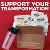 TransformHQ Meal Replacement Shake Variety Box With Shaker, 7 Single-Serving
