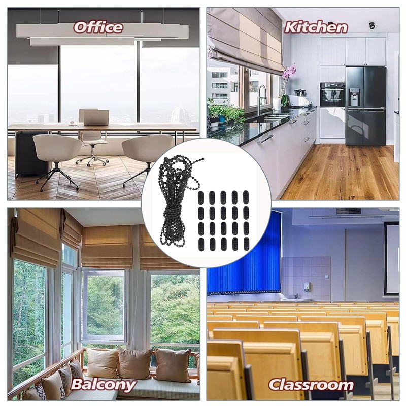 KALUROIL Roller Chain High-Quality Curtain Rods & Accessories for Stylish