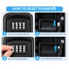 4-Digit Combination Key Lock Box for Door – Easy Peephole