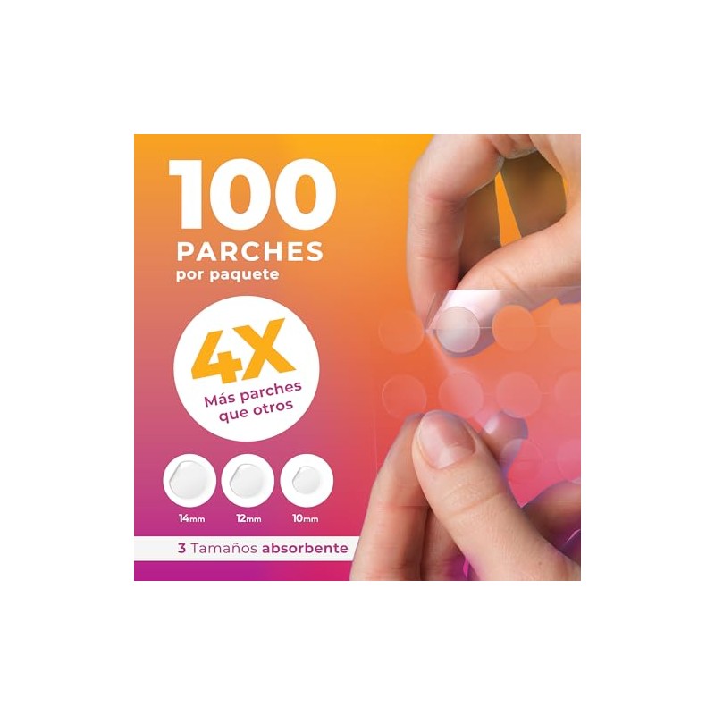 PatchRx Parches para Acné en La Cara (120 Unidades) Parches