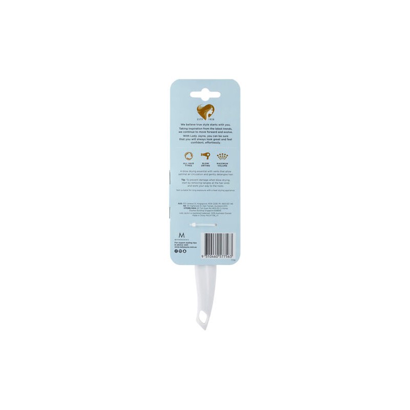 Lady Jayne Nylon Ball Tipped Vent Brush