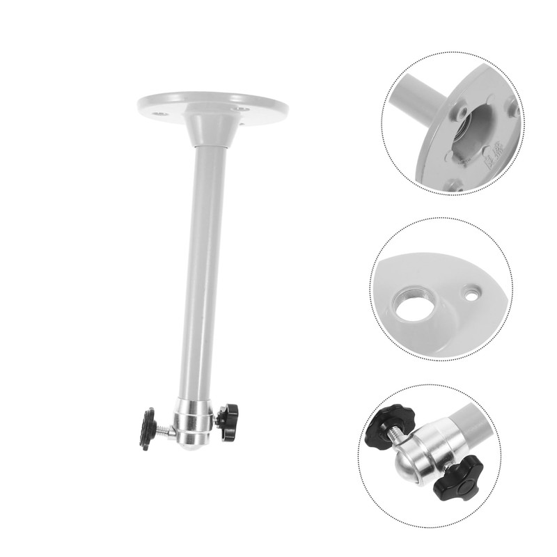 FELTECHELECTR Mini Projector Mount Aluminum Ceiling Wall Bracket Space-Saving Design