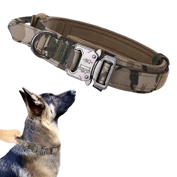 Tactical Dog Collar Military Dog Collar Adjustable Nylon Dog Collar