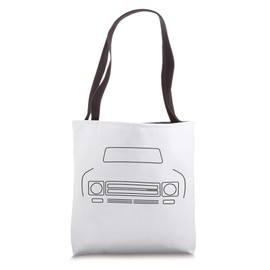International Harvester Scout II vintage 4x4 outline (black) Tote Bag