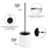 bremermann Toilet Brush Stainless Steel Painted Glass Insert Includes 3x