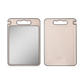 Miracle Melt Defrosting Board- 4 in 1 Double Sided Cutting Board with Sharpener Chopping Boards for Kitchens Fast Thaw Food（Beige）