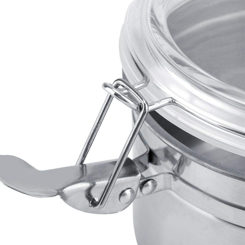 Airtight Canisters Stainless Steel Storage Container for Coffee and Food,