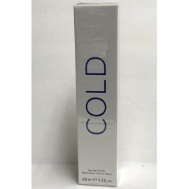 United Colors of Benetton BENETTON COLD 3.3 OZ / 100 ML EDT SPRAY FOR MEN SEALED