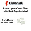 Fibershack - 1.25mm LC Fiber Cleaner Pen - 5 Pack