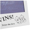 5" x 3" Twins! Photo Frame Twice the love Gift
