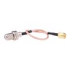RFaha 3pcs RF coaxial Coax Assembly SMA Male to F