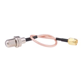 RFaha 3pcs RF coaxial Coax Assembly SMA Male to F Female 6in Cable(F04-3)