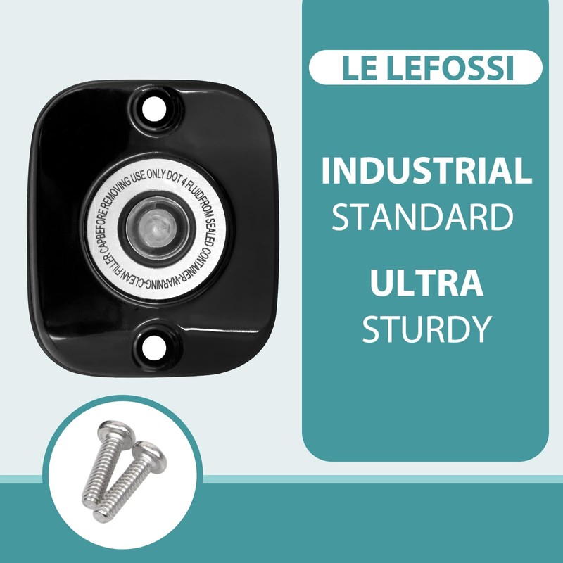 LE LEFOSSI Front Brake Master Cylinder Fluid Reservoir Cover Cap
