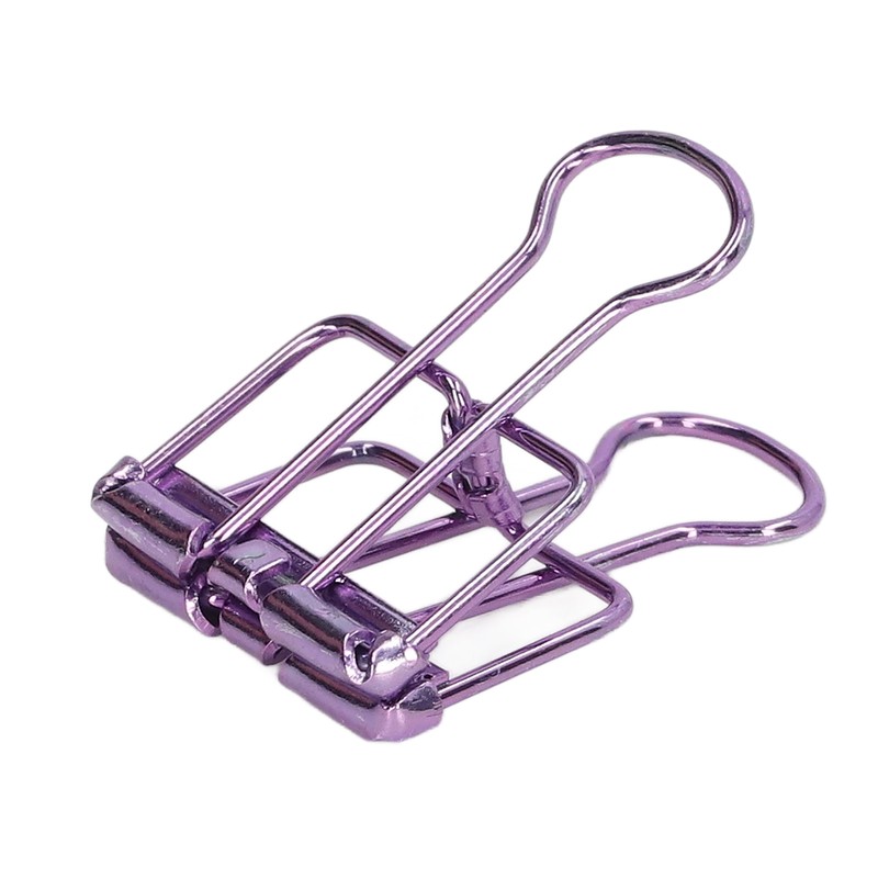 80 Pcs Binder Clips 19mm Powerful Clamping Force Durable Metal