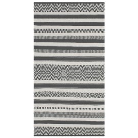 French Connection Home Anwar Handwoven 3 x 5 Moroccan Accent Rug, Grey, FCA010518