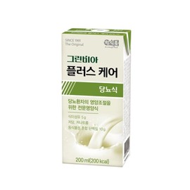 Jeongsikpum 정식품그린비아 플러스케어 당케어 전문영양식 200mlx24팩 Jung Sik Food Green Via Plus Care Sugar Care Specialized Nutritional Food 200ml x 24 Packs