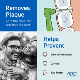 TePe Angle Blue Interdental Brushes (0.6mm - Size 3) 1 x 6 Brushes