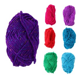 Operitacx Handmade DIY Knitting Woolen Yarn 12 Pcs Set Soft Smooth Texture for Craft Projects
