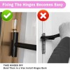 unbranded Strong Integral Structural Steel Door Hinge Adjustment Tool for