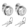 Sissinda Truck Tool Box Lock Replacement, 2 Pack Keyed Alike,