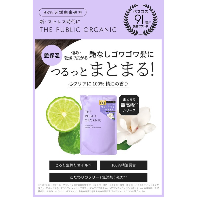 The Public Organic Treatment Refill [Super Shiny] [Glossy, Moisturizing], 13.5