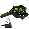 HTZSSON Chainsaw Carrying Case, Compatible with Greenworks, EGO, Dewalt, 14